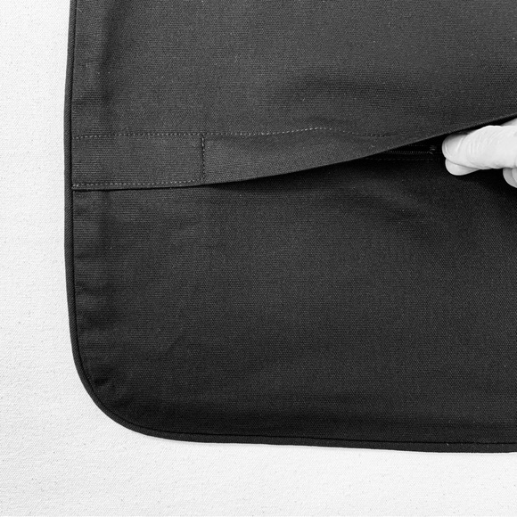 Pair Designer P Kaufmann Waverly Solid Black Pillow Covers - Picture 5 of 7